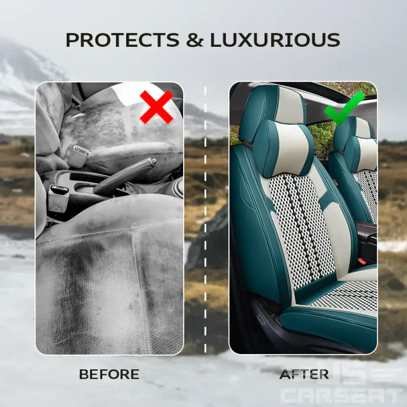 US Nox Full Set Universal Breathable Waterproof Vehicle Leather Cover for Cars, SUV